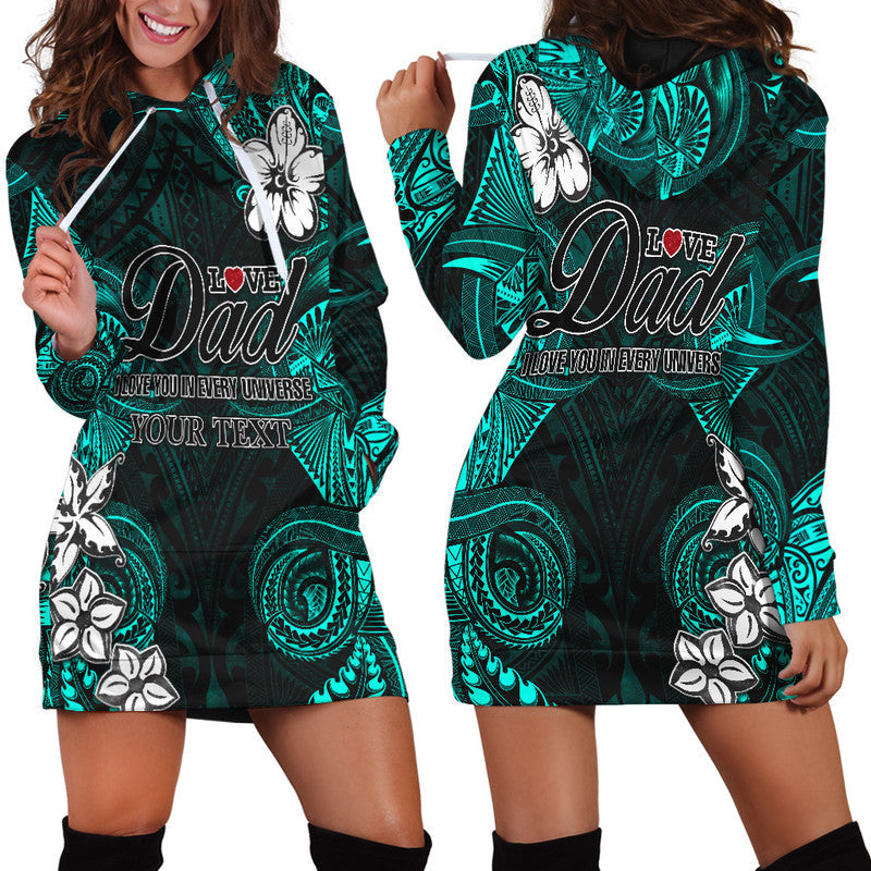 custom-personalised-polynesian-fathers-day-hoodie-dress-i-love-you-in-every-universe-turquoise