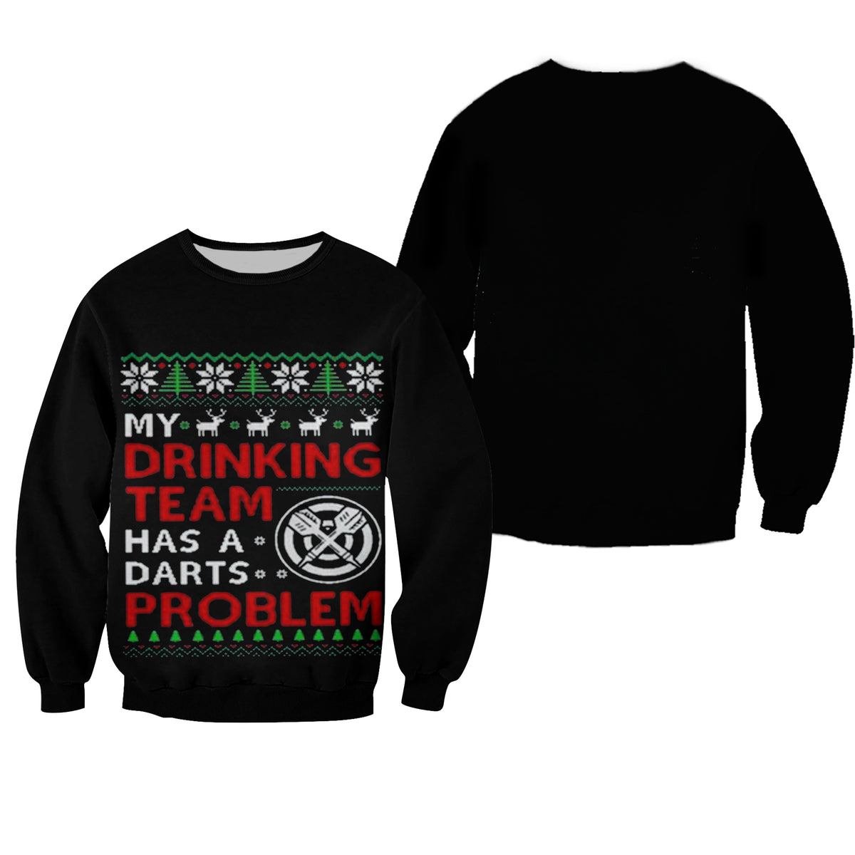Darts Christmas - Darts Problem SweaterShirt LT6 - Wonder Print Shop