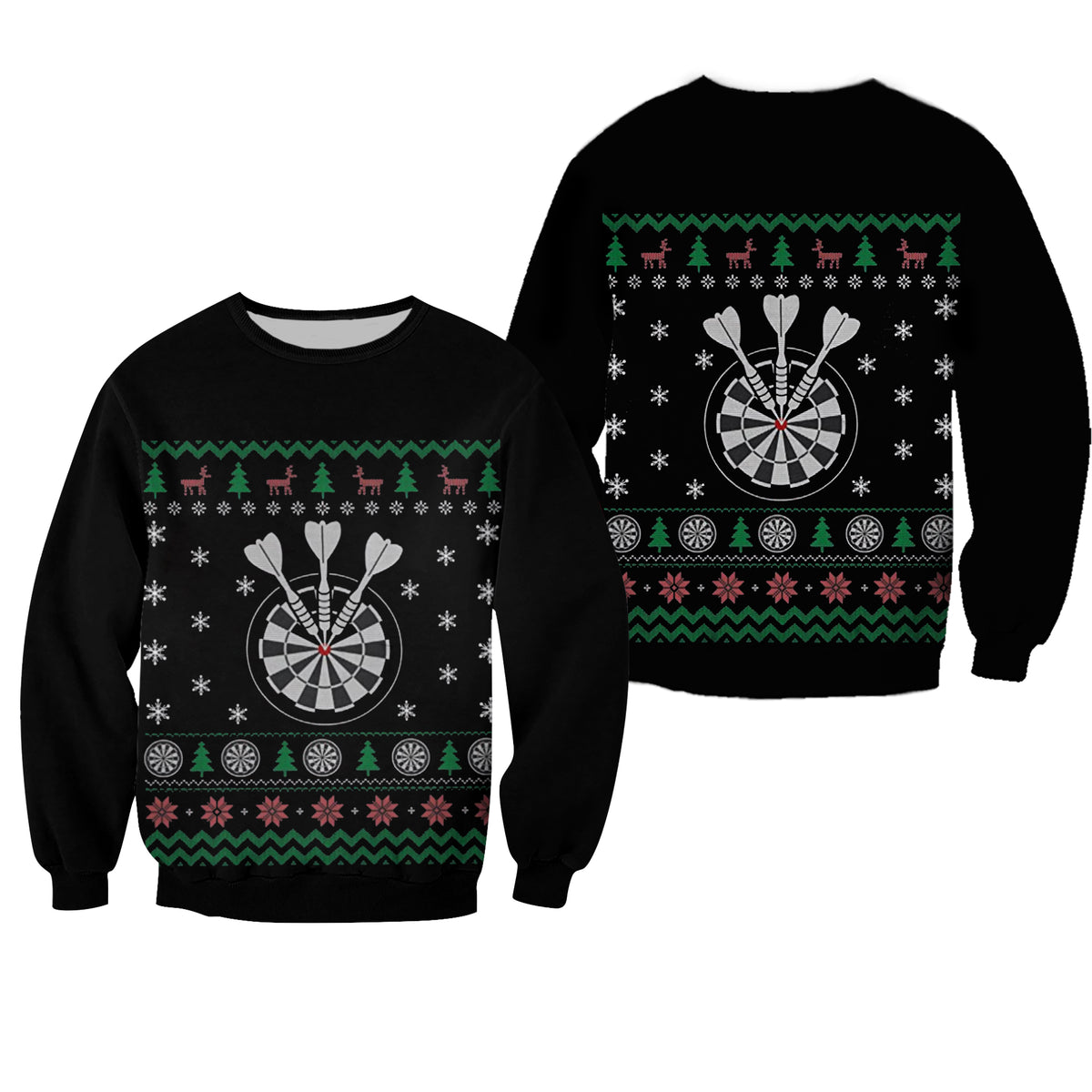 Darts Christmas SweaterShirt Vibe No.1 LT6 - Wonder Print Shop
