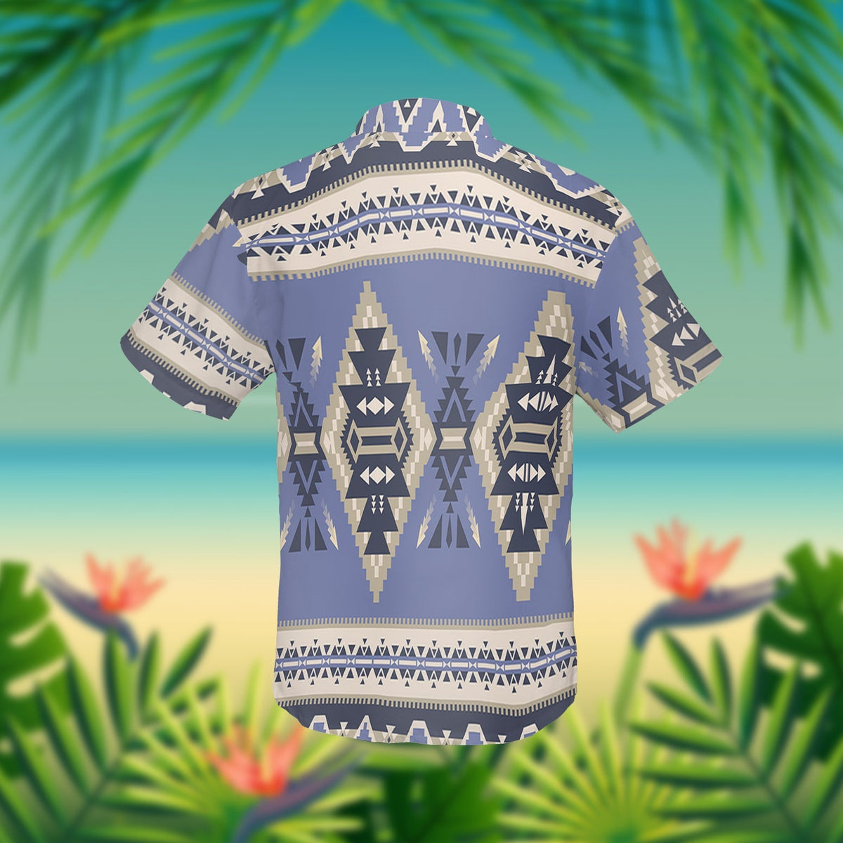 Purple Ethnic Pattern Retro Native American Hawaiian Shirt 3D LT10 - Wonder Print Shop