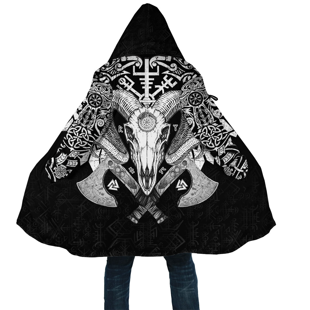 viking-ram-skull-tattoo-with-vegvisir-and-valknut-cloak