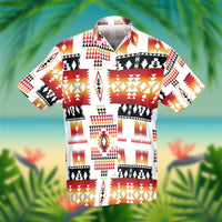 White Tribes Pattern Native American Hawaiian Shirt 3D LT10 - Wonder Print Shop