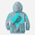 Viking Hoodie Kid Odin's Celtic Raven Scandinavian Tattoo Style Cyan RLT12 - Wonder Print Shop