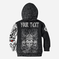 (Custom) Viking Skull Honor Hoodie Kid RLT12 - Wonder Print Shop