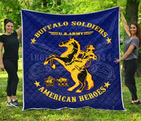 Buffalo Soldiers Premium Quilt BSMC United States Army Simple Style - Wonder Print Shop