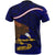 American Samoa T Shirts American Samoa Flag Seal Dark BLue - Wonder Print Shop