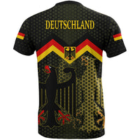 Germany Coat Of Arms T Shirt Black 02 - Wonder Print Shop