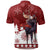 Canada Moose Polo Shirt with Winter Birds Christmas - Wonder Print Shop