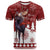 Canada Moose With Winter Birds Christmas T Shirt - Wonder Print Shop