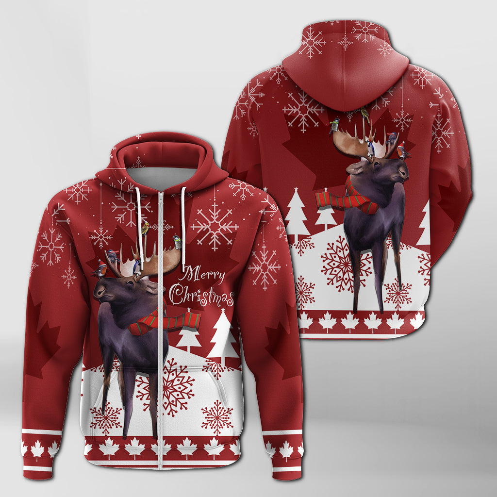 canada-moose-with-winter-birds-christmas-zip-hoodie
