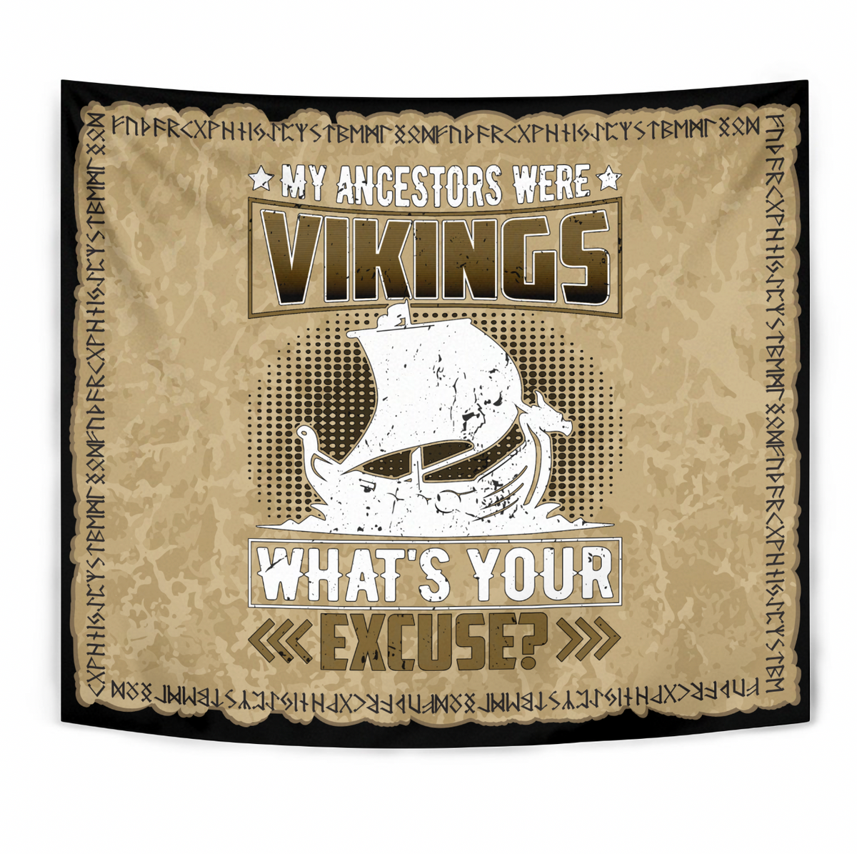 Viking Tapestry - My Ancestors Were Viking RLT12 - Wonder Print Shop