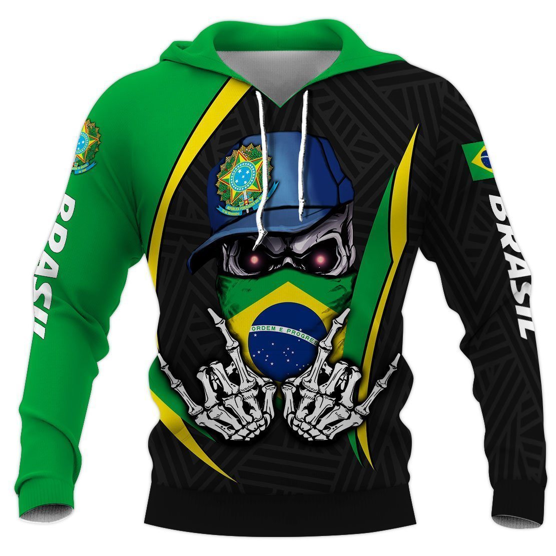 brazil-flag-motto-hoodie-limited-style