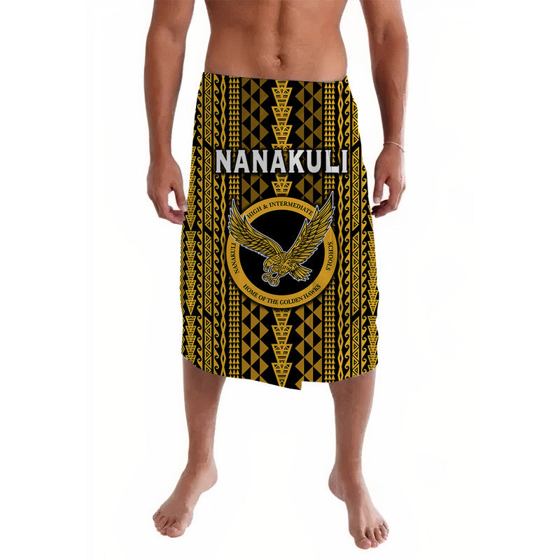 Hawaii Nanakuli School Lavalava Golden Hawks Simple Style LT8 - Wonder Print Shop