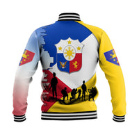 Philippines Baseball Jacket Celebrating Heroes Day LT9 - Wonder Print Shop