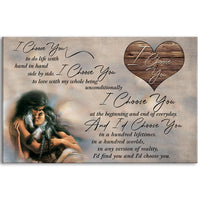 native-love-peace-i-choose-you-horizontal-poster