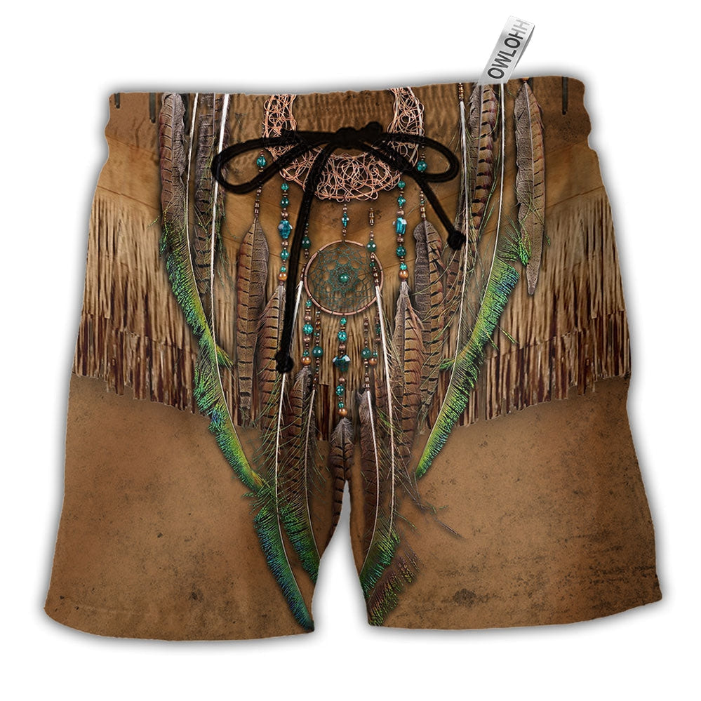 native-style-love-peace-cool-hawaiian-shorts