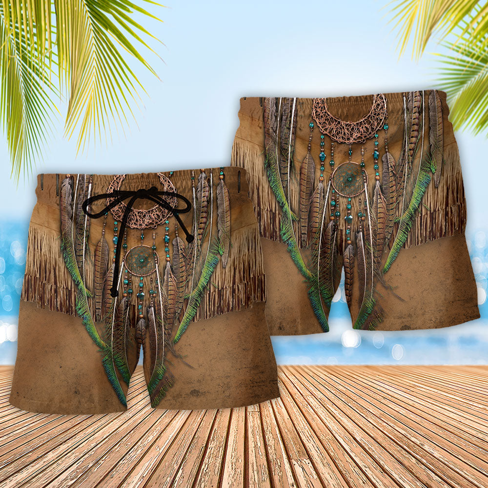native-style-love-peace-cool-hawaiian-shorts