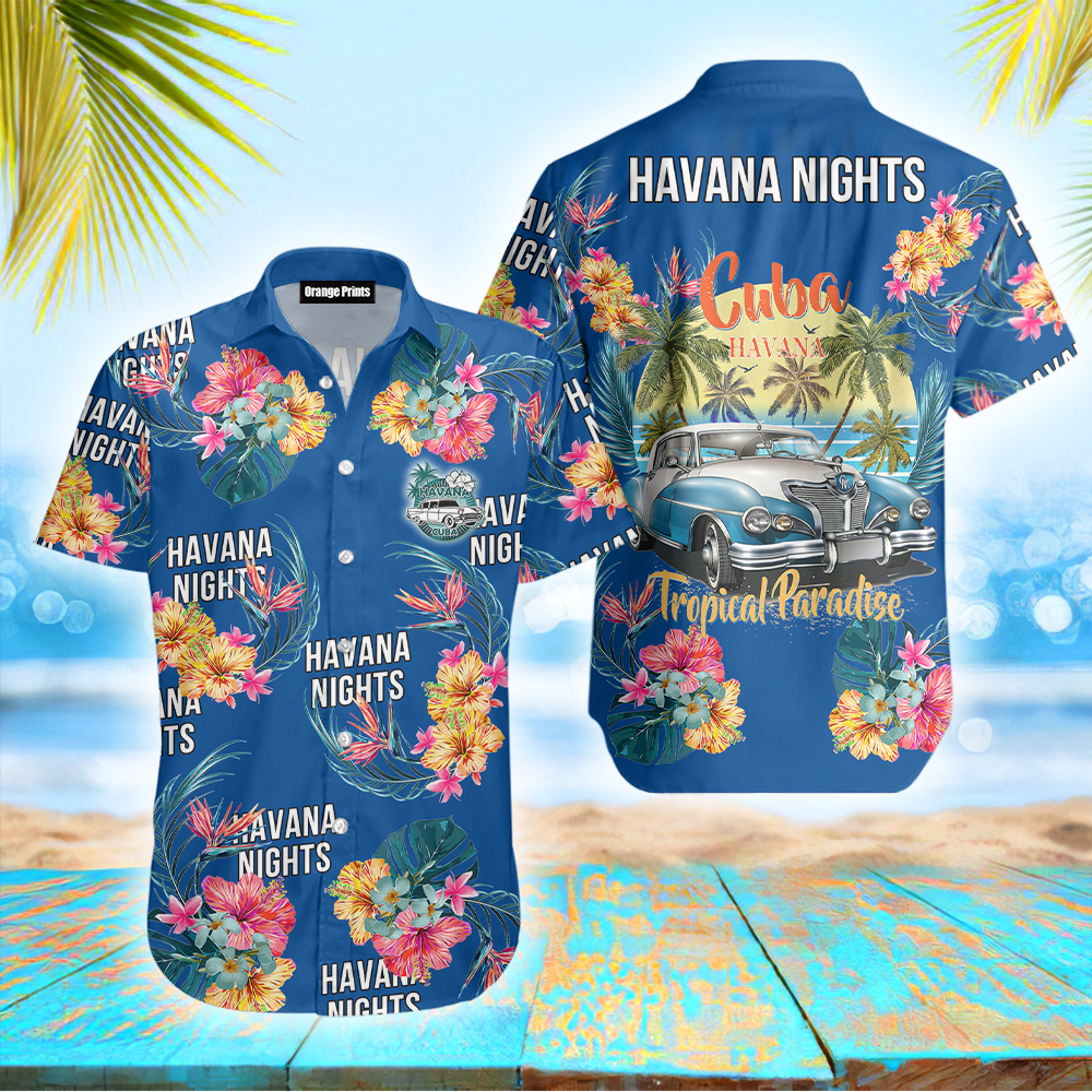 Nights in Cuba Hawaiian Shirt - Wonder Print Shop
