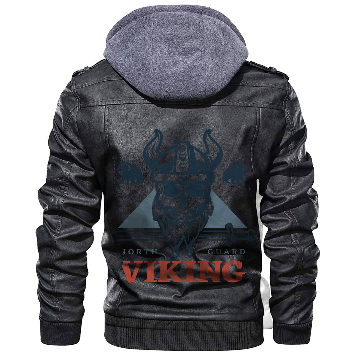Viking North Guard Viking Leather Jacket RLT12 - Wonder Print Shop