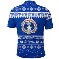 Northern Mariana Islands Polo Shirt Christmas Simple Style LT8 - Wonder Print Shop