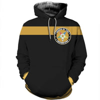 African Hoodie Gold Oes Of The Eastern Star Hoodie - Wonder Print Shop