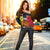 The Kumuls PNG Off Shoulder Sweater Papua New Guinea Polynesian Dynamic Style Black - Wonder Print Shop