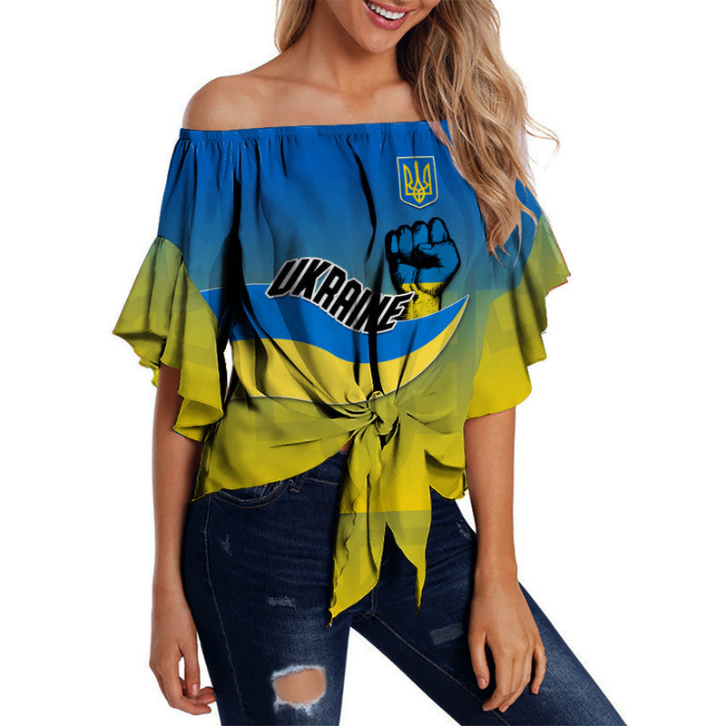 ukraine-off-shoulder-wrap-waist-top-national-flag-style