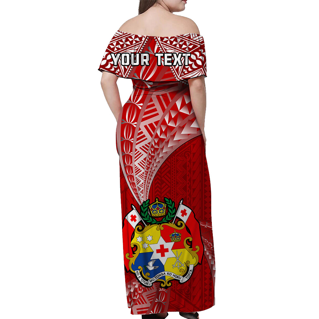 Personalised Tonga Rugby Matching Hawaiian Shirt And Dress Mate Maa Tonga Pacific Tongan Ngatu - Wonder Print Shop
