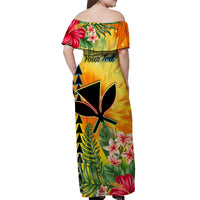 custom-personalised-hawaii-rainbow-tie-dye-long-sleeve-button-shirt-flowers-polynesian-hawaiian-tribal-ver02