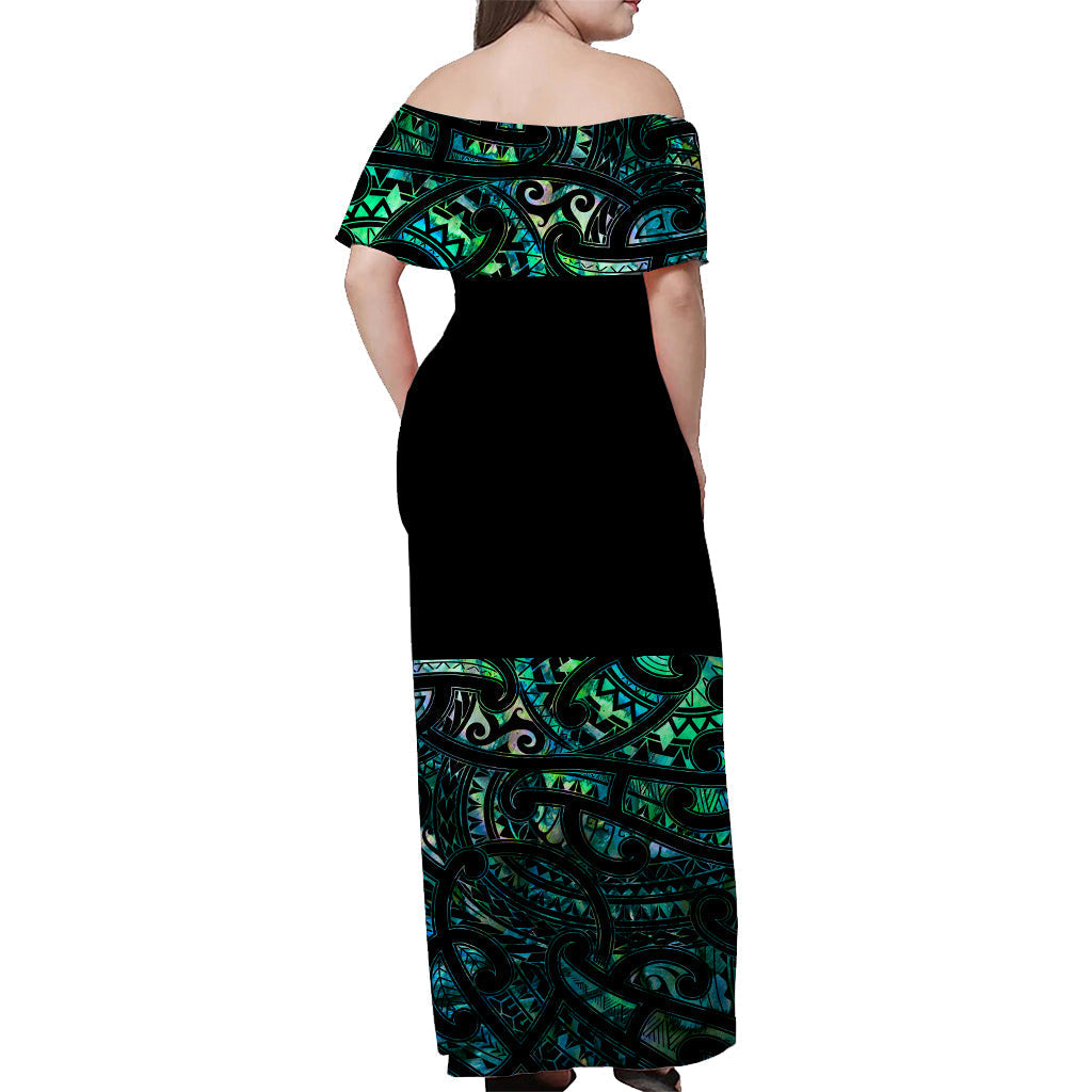 new-zealand-off-shoulder-long-dress-maori-paua-shell-ver01
