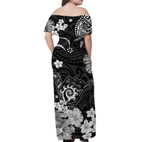 Hawaii Matching Hawaiian Shirt And Dress Polynesia Black Cool Shaka Sign LT13 - Wonder Print Shop