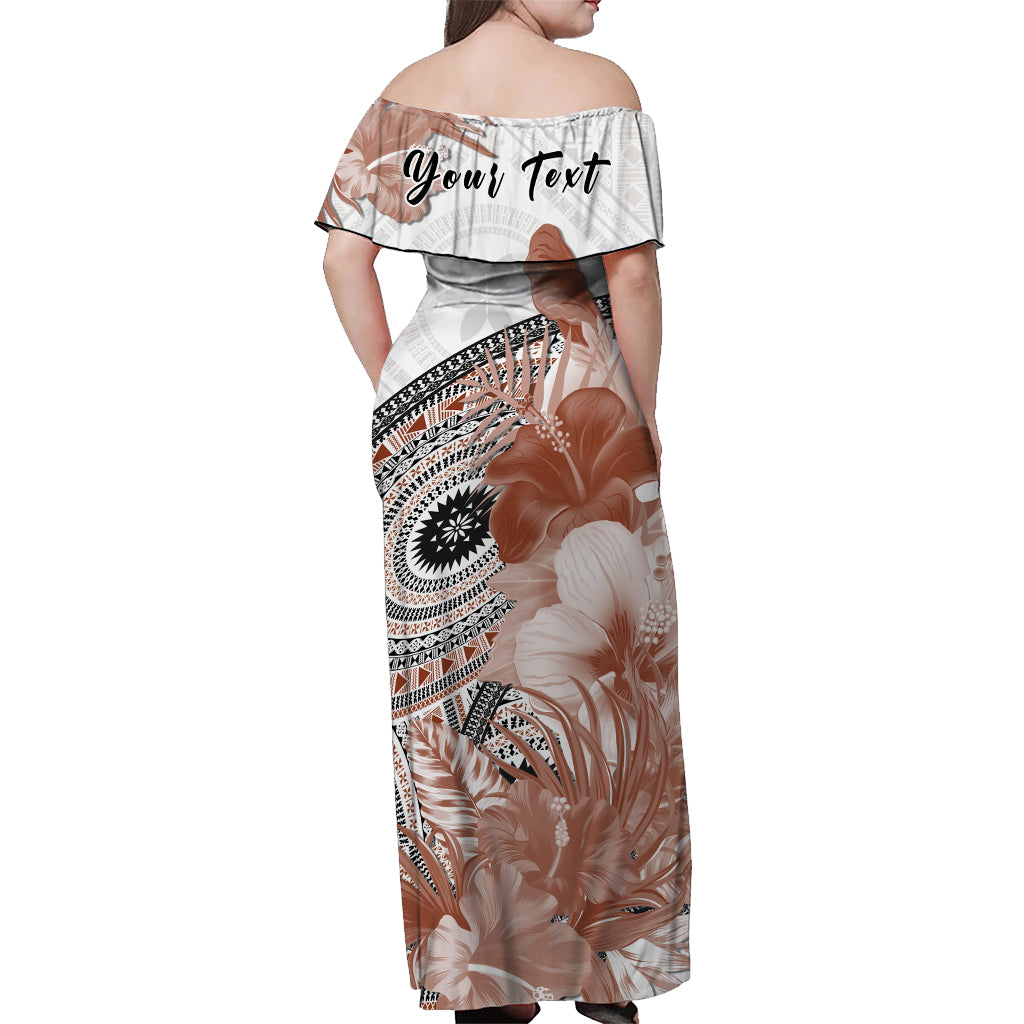 custom-personalised-fiji-tapa-off-shoulder-long-dress-white-fijian-masi-be-loved-hibiscus