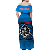 custom-personalised-guam-chamorro-off-shoulder-long-dress-latte-stone-blue-polynesian-haligi