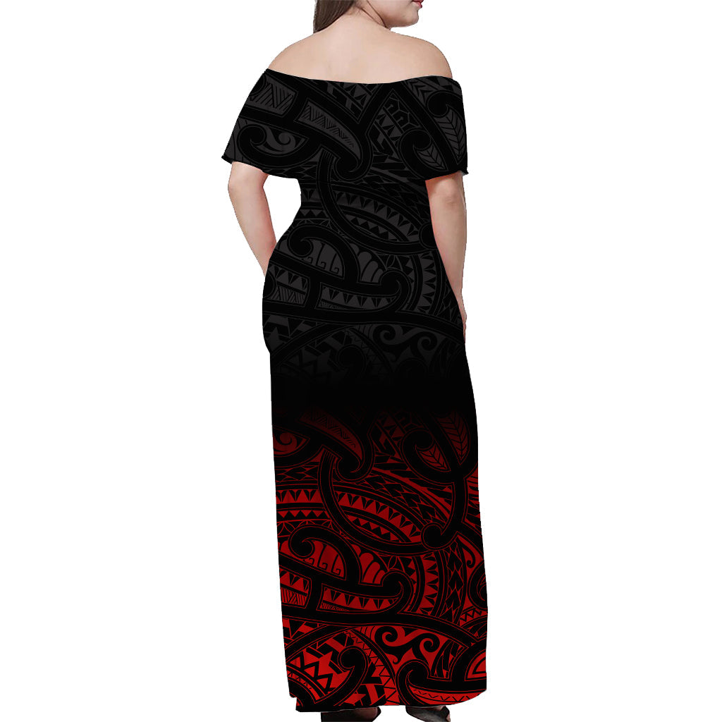 custom-personalised-new-zealand-off-shoulder-long-dress-maori-pattern-red