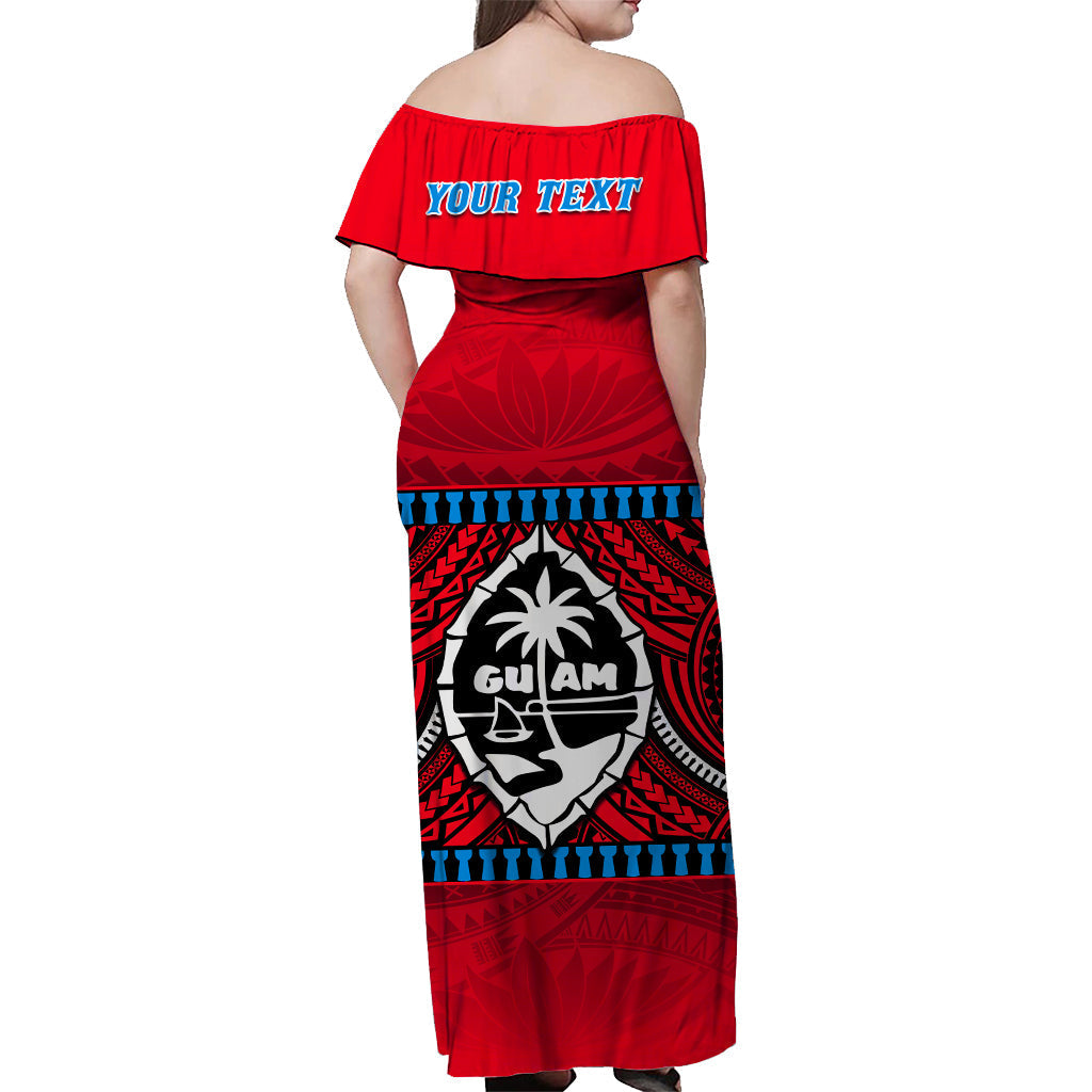 custom-personalised-guam-chamorro-off-shoulder-long-dress-latte-stone-red-polynesian-haligi