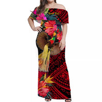 custom-personalised-papua-new-guinea-off-shoulder-long-dress-bird-of-paradise-ver01