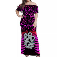 aotearoa-fern-off-shoulder-long-dress-new-zealand-hei-tiki-purple-style