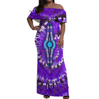 custom-personalised-africa-tie-dye-off-shoulder-long-dress-purple-fashion