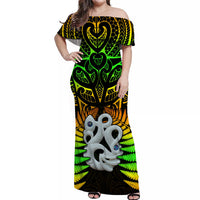 aotearoa-fern-off-shoulder-long-dress-new-zealand-hei-tiki-special-style