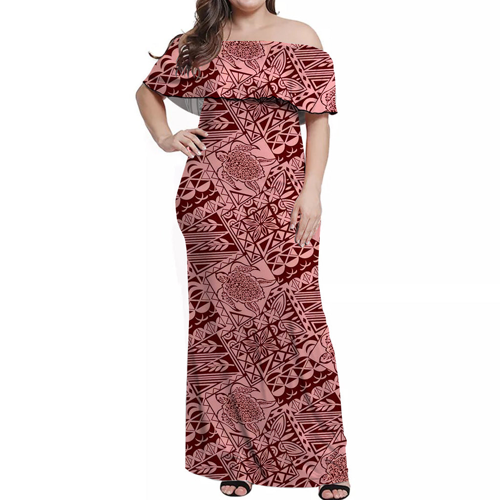 hawaii-off-shoulder-long-dress-turtle-mix-polynesian-ver01