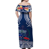 Personalised Samoa Matching Hawaiian Shirt And Dress Samoan Plumeria Flowers Mix Polynesian Pattern - Wonder Print Shop