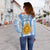 Argentina Football Off Shoulder Sweater Champions World Cup Gaucho Vamos LT13 - Wonder Print Shop