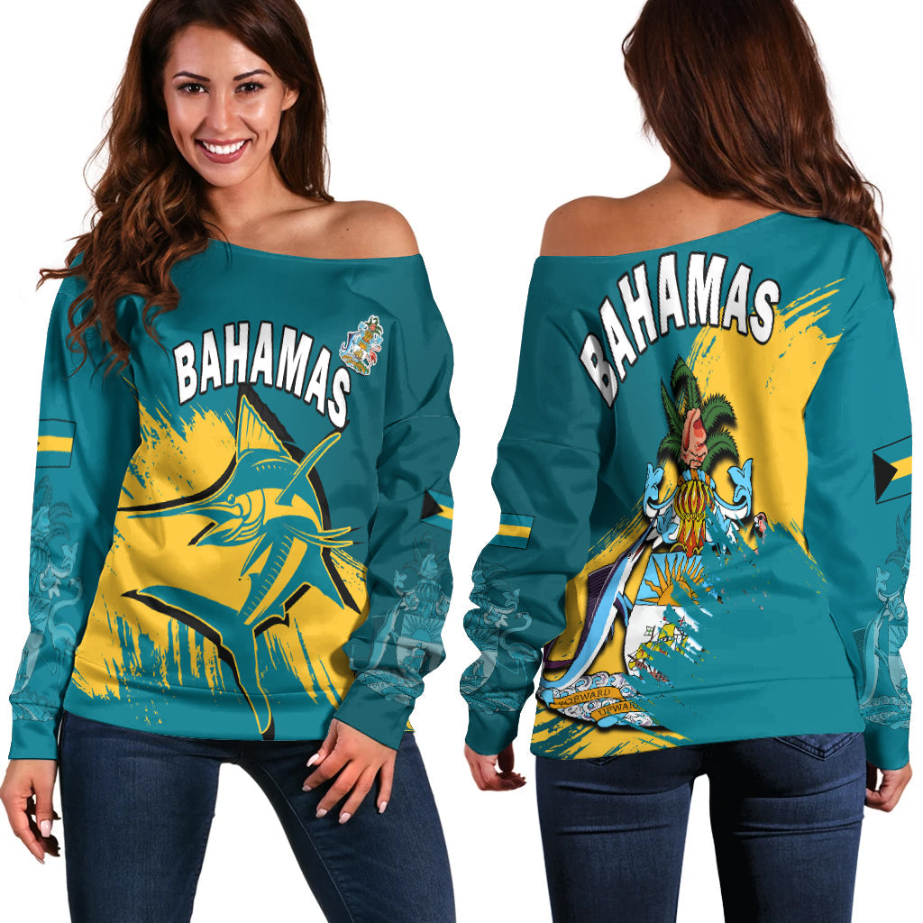 bahamas-off-shoulder-sweater-blue-marlin-with-bahamian-coat-of-arms