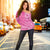 Custom Personalised Tonga Breast Cancer Off Shoulder Sweater Tongan Ngatu Pattern No One Fights Alone - Wonder Print Shop