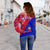 Haiti Off Shoulder Sweater Haiti Flag Dashiki Simple Style - Wonder Print Shop
