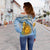Argentina Football Off Shoulder Sweater Vamos La Albiceleste Champions World Cup Vibe Flag LT13 - Wonder Print Shop
