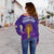 Argentina Football Off Shoulder Sweater Go Champions La Albiceleste LT13 - Wonder Print Shop