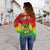 (Custom Personalised) Vanuatu Independence Day Off Shoulder Sweater 42nd Anniversary Yumi Yumi Yumi LT13 - Wonder Print Shop