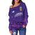 Argentina Football Off Shoulder Sweater Go Champions La Albiceleste LT13 - Wonder Print Shop