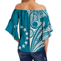 cook-islands-tatau-off-shoulder-waist-wrap-top-symbolize-passion-stars-version-blue
